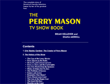 Tablet Screenshot of perrymasontvshowbook.com